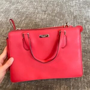 Kate spade mid sized handbag red